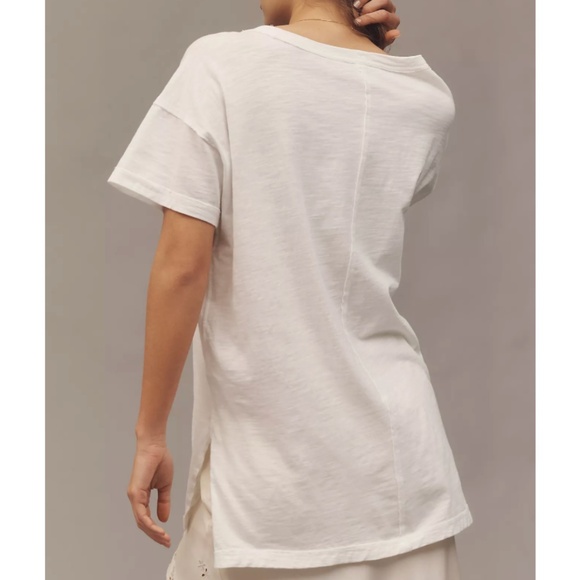 NWOT | Anthropologie The Jordyn Plus V-Neck Tee by Pilcro | Sz M - Picture 4 of 4